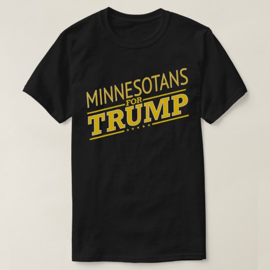 Minnesota für Trump 2020 Zweiter Präsident Electio T-Shirt (Design vorne)