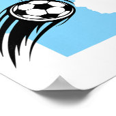 Minnesota Fußball Loon Poster (Ecke)