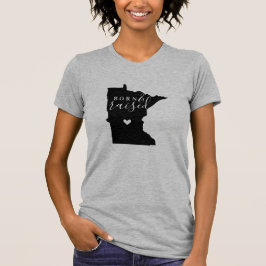 Minnesota Geborenes und erhöhtes Staat T-Shirt