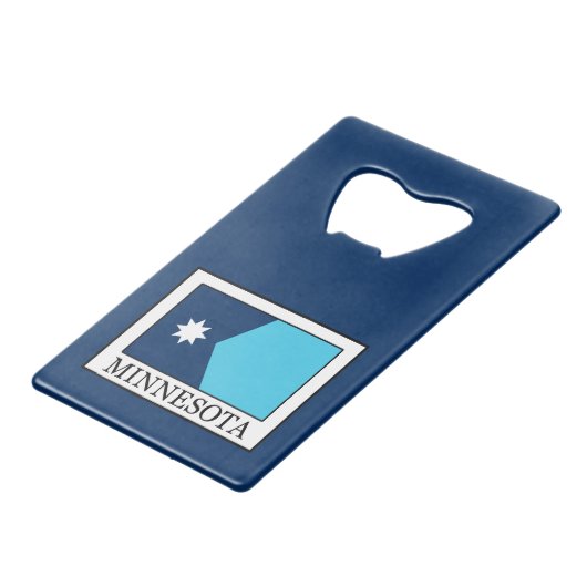 Minnesota Geldbeutel Flaschenöffner (Rückseite Schrägansicht)