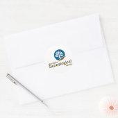 Minnesota Genealogische Gesellschaft Runder Aufkleber (Umschlag)