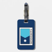 Minnesota Gepäckanhänger (Rückseite vertikal)