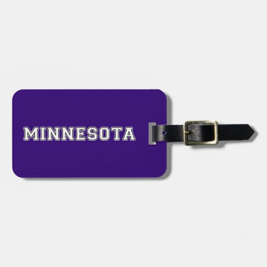 Minnesota Gepäckanhänger (Vorderseite horizontal)