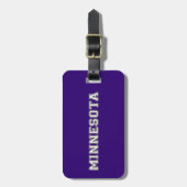 Minnesota Gepäckanhänger (Vorderseite vertikal)