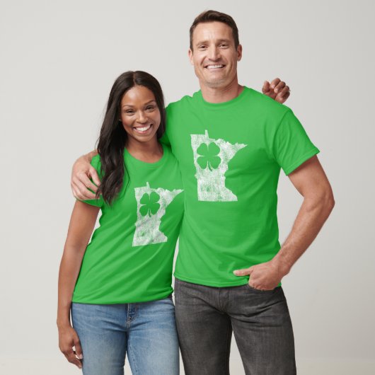 Minnesota Geschenk St. Patrick's Day Kleeblatt Clo T-Shirt (Unisex)