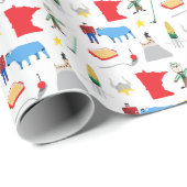 Minnesota Geschenkpapier (Rolleneckpunkt)
