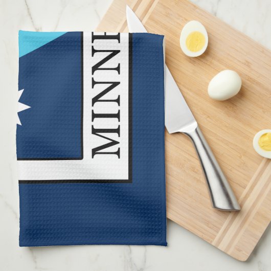 Minnesota Geschirrtuch (Viertel Falte)