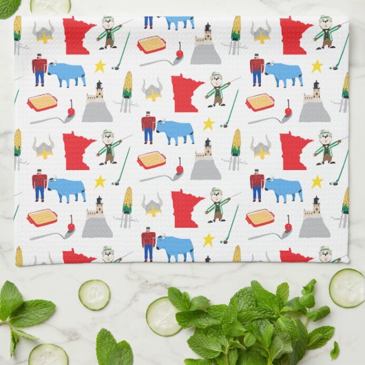 Minnesota Geschirrtuch (Gefaltet)