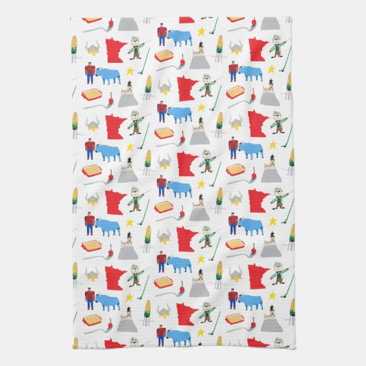 Minnesota Geschirrtuch (Vertikal)