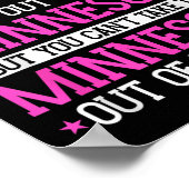 Minnesota Girl Can't Take Out The Minnesota  Poster (Ecke)