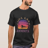 Minnesota - Gull Lake with Loon Sunset - Gull Lake T-Shirt (Vorderseite)