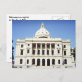 Minnesota-Hauptstadt Postkarte (Vorne/Hinten)
