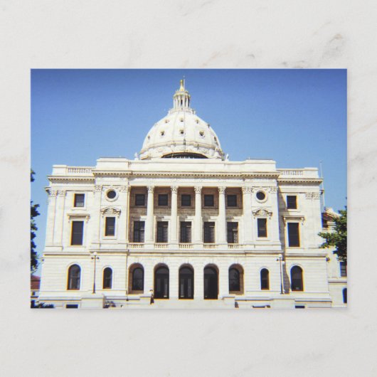 Minnesota-Hauptstadt Postkarte (Vorderseite)