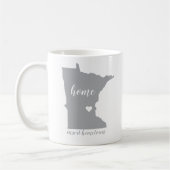 Minnesota Heimat Tasse mit Personalisierung (Links)
