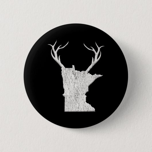 Minnesota Hirschjagd Shirt - Vintage Hirschjagd Button (Vorderseite)
