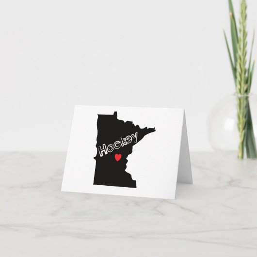 Minnesota Hockey Dankeskarte (Vorderseite)