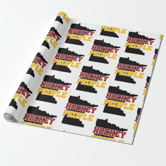 Minnesota Hockey People Wrapping Paper Geschenkpapier