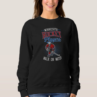 Minnesota Hockey-Spieler wandern auf der Wasser-Li Sweatshirt