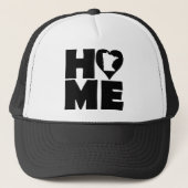 Minnesota Home Heart State Ball Cap Trucker Hat Truckerkappe (Vorderseite)
