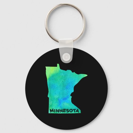 Minnesota Home State Women Men Kid Roots Map Love  Schlüsselanhänger (Vorderseite)