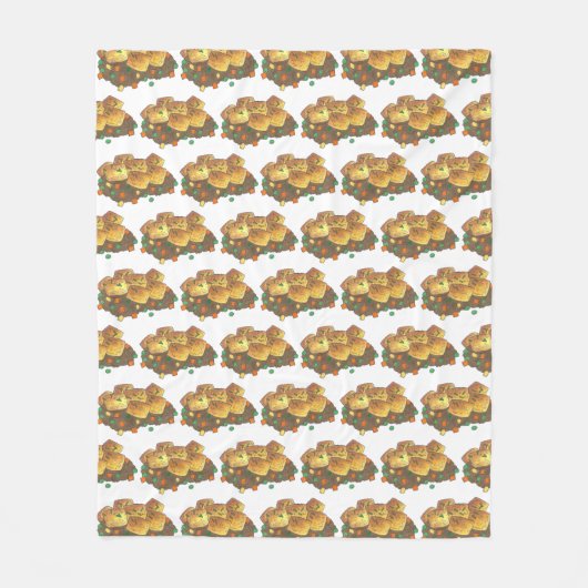 Minnesota Hot Disa Tater Tot Casserole Fleecedecke (Vorderseite)