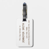 Minnesota Hot Disa Tater Tot Casserole Gepäckanhänger (Rückseite vertikal)