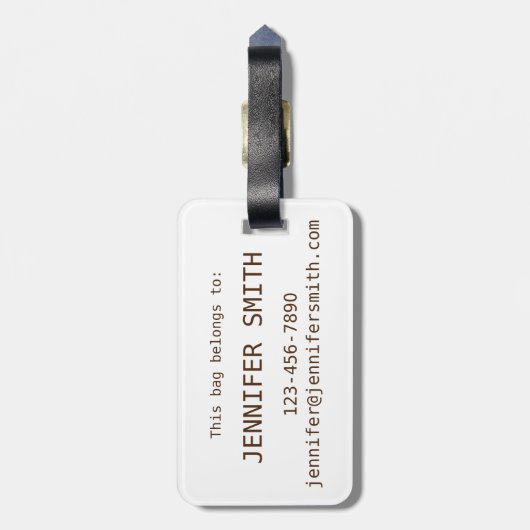 Minnesota Hot Disa Tater Tot Casserole Gepäckanhänger (Rückseite vertikal)