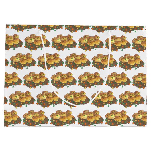 Minnesota Hot Disa Tater Tot Casserole Große Geschenktüte (Rückseite)