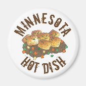 Minnesota Hot Disa Tater Tot Casserole Magnet (Vorne)