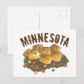 Minnesota Hot Disa Tater Tot Casserole Postkarte (Vorne/Hinten)