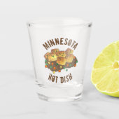 Minnesota Hot Disa Tater Tot Casserole Schnapsglas (Vorderseite)