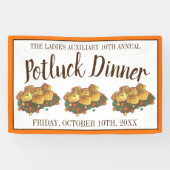 Minnesota Hot Dish Tater Tot Casserole Potluck Banner (Horizontal)