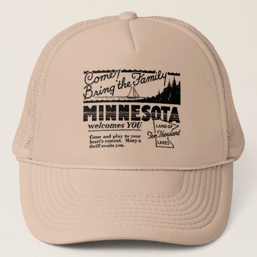 Minnesota-Hut Truckerkappe (Vorderseite)