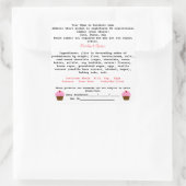 Minnesota Hütte Lebensmittelrecht Etikett Zuhause Quadratischer Aufkleber (Tasche)