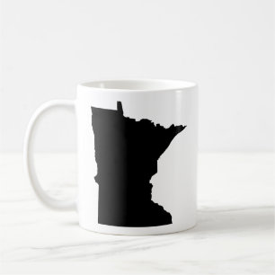 Minnesota in Schwarz und Weiß Kaffeetasse