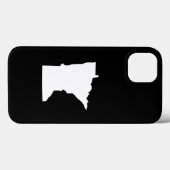 Minnesota in Weiß und Schwarz Case-Mate iPhone Hülle (Rückseite (Horizontal))