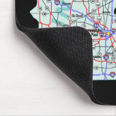 Minnesota Interstate Map Mousepad (Ecke)