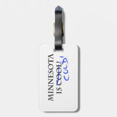 Minnesota ist Cool Gepäckanhänger (Rückseite vertikal)