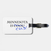 Minnesota ist Cool Gepäckanhänger (Rückseite horizontal)