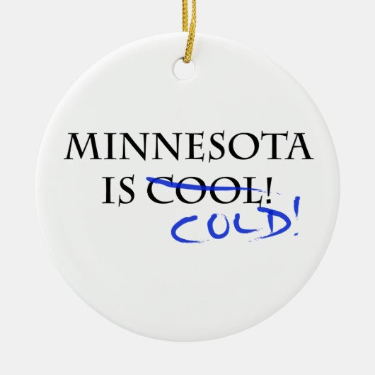 Minnesota ist cool keramik ornament (Vorne)