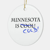Minnesota ist cool keramik ornament (Links)