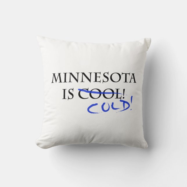 Minnesota ist Cool Kissen (Vorderseite)