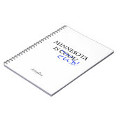 Minnesota ist Cool Notizblock (Linke Seite)