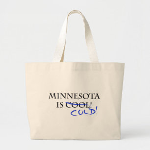 Minnesota ist Cool - und kalt! Jumbo Stoffbeutel