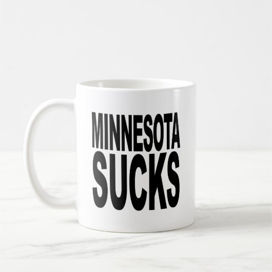 Minnesota ist zum Kotzen Kaffeetasse (Links)