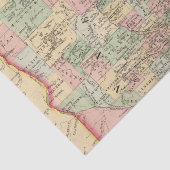 Minnesota-Karte durch Mitchell Seidenpapier (Ausschnitt)