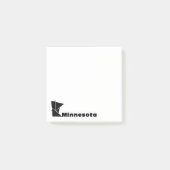 Minnesota Karte Post-it Klebezettel (Vorderseite)