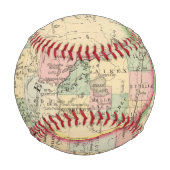 Minnesota Karte von Mitchell Baseball (Rückseite)