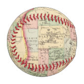 Minnesota Karte von Mitchell Baseball (Vorderseite Links)