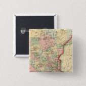 Minnesota Karte von Mitchell Button (Vorne & Hinten)
